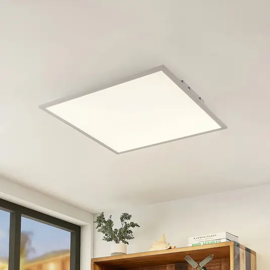 Levný LED panel Lindby Luay, 60 x 60 cm, bílý, 3000-6000K