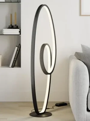 Přímo Od Výrobce Stojací lampa Lucande LED Bronwyn, 122 cm, antracit, hliník