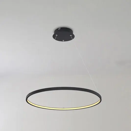 Výhodná Nabídka LED závěsné světlo Ralph, 1 zdroj, černá, Ø 60cm