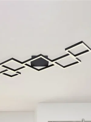 Koupit Online LED stropní svítidlo Kurio, pět zdroje, černá, CTT