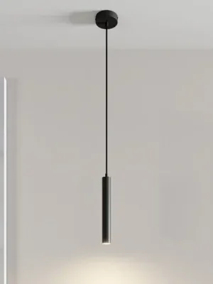 Závěsné svítidlo Arcchio LED Franka, 1 světlo, Ø 4 cm, černé Nejprodávanější