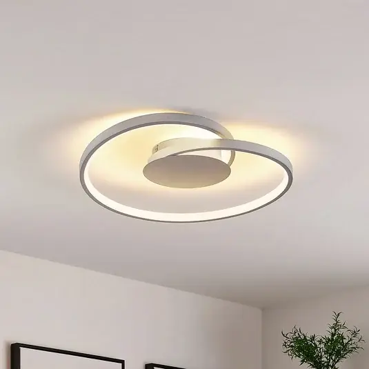 Stropní svítidlo Lucande LED Enesa, Ø 46 cm, 2 700 K, stmívatelné Hit Sezóny