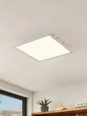 Akce Lindby LED panel Quais, 40 x 40 cm, bílý, hliník, 4 000K