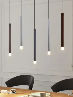 Přímo Od Výrobce Lucande LED závěsné světlo Stoika, 88 cm, 5 ramen, kov