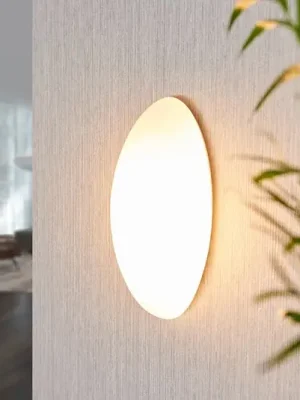 Ověřený Nástěnné svítidlo Lucande Jemima, 24 cm, sklo, eliptické provedení