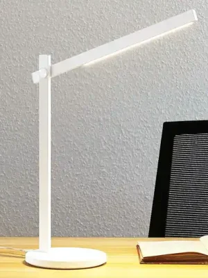 Akční Cena Stolní LED lampa Lindby Loretta, výška 43 cm, bílá, CCT