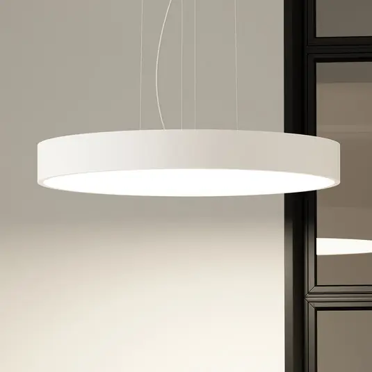 Poslední Šance Závěsné svítidlo Arcchio LED Noabelle, Ø 80 cm, bílé, kovové