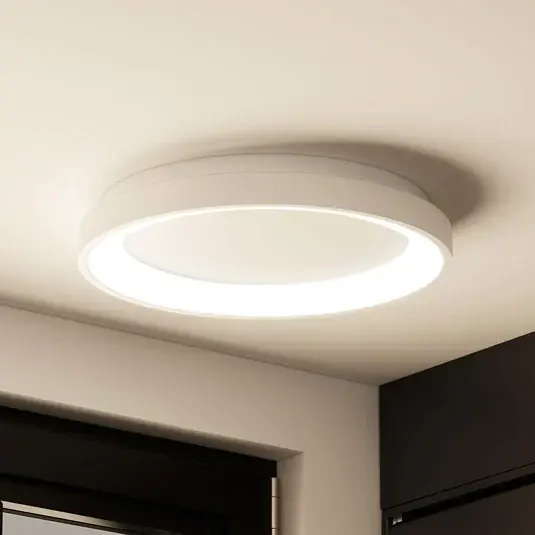 Super Cena Arcchio LED stropní svítidlo Vivy, Ø 38 cm, bílé, kovové