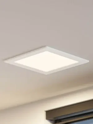 Cenová Bomba Prios LED vestavné svítidlo Helina, bílé, 22 cm, 18 W, stmívatelné