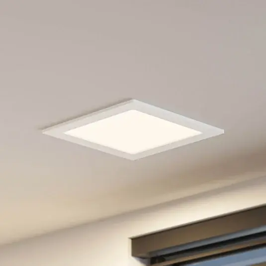 Cenová Bomba Prios LED vestavné svítidlo Helina, bílé, 22 cm, 18 W, stmívatelné