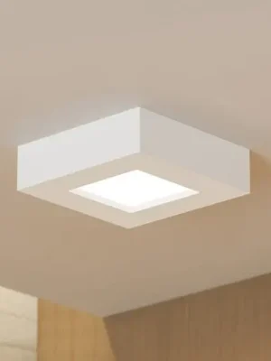 Akční Cena Stropní svítidlo Prios LED Alette, bílé, 12,2 cm, stmívatelné