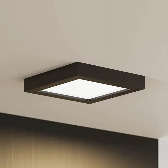 Objednat Nyní Stropní svítidlo Prios LED Alette, černé, 18 W, CCT, stmívatelné