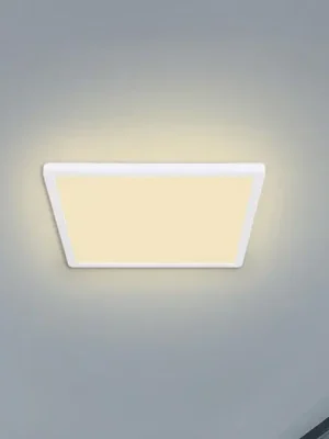 Expresní Doručení LED stropní světlo Sapana, hranaté, stmívací, bílá