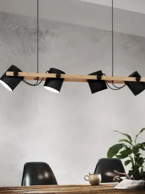Závěsné světlo Hornwood, čtyři zdroje, otočné Must-Have