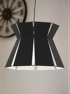 Závěsné světlo Valecrosia, černá, Ø 42 cm Časově Omezené