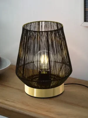 Nejprodávanější Stolní lampa Escandidos, černá/zlatá