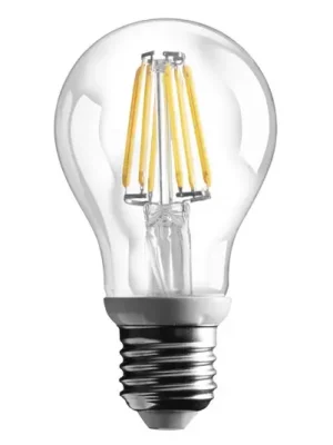 E27 6W LED filament žárovka s 800 lm, teplá bílá Cenově Výhodný