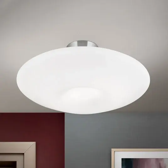 Nejprodávanější Stropní svítidlo Blanc, opálové sklo, matný nikl