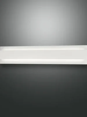 Super Cena LED nástěnné světlo Regolo s kovovým čelem bílá