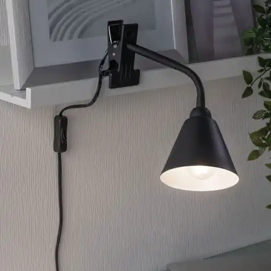 Paulmann Vitis světlo se svorkou, černá Cenově Výhodný