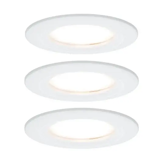Akce Paulmann Nova LED podhledové světlo 3ks pevné bílé