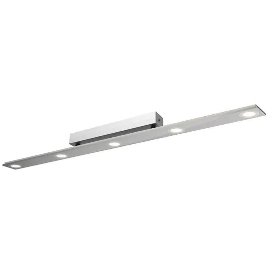 Jen Po Omezenou Doba Podlouhlé stropní LED svítidlo Pano, metalická