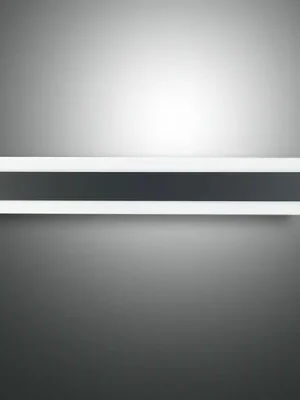 Sleva LED nástěnné světlo Regolo s kovovým čelem černá