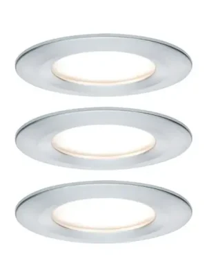 Autentický Paulmann Nova LED spot 3ks kulatý pevný hliník