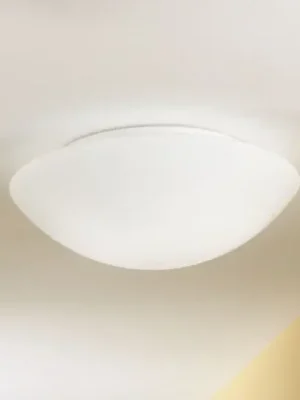 Stropní svítidlo Pandora, Ø 25 cm, sklo, bílé Sleva