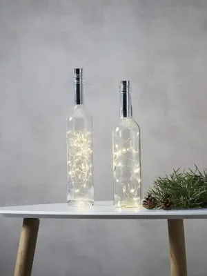 Světelný řetěz pro láhve Dew Drops 200cm baterie Akce