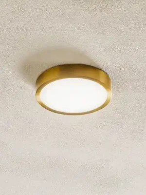 Cenově Výhodný Stropní svítidlo Bully LED s patinovým vzhledem, Ø 14 cm