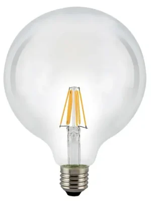 LED žárovka globe E27 8W 827 čirá Speciální Cena