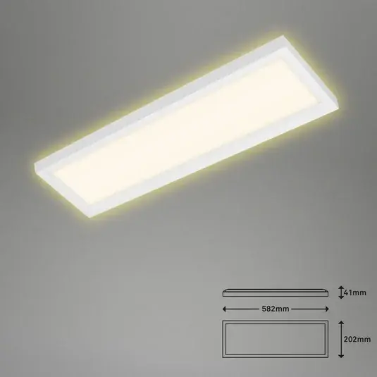 LED stropní světlo 7365, 58 x 20 cm, bílá Značkový