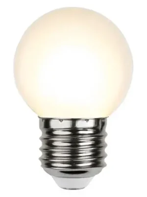 LED žárovka E27 G45 pro pohádková světla, bílá 2 700K Cenová Bomba