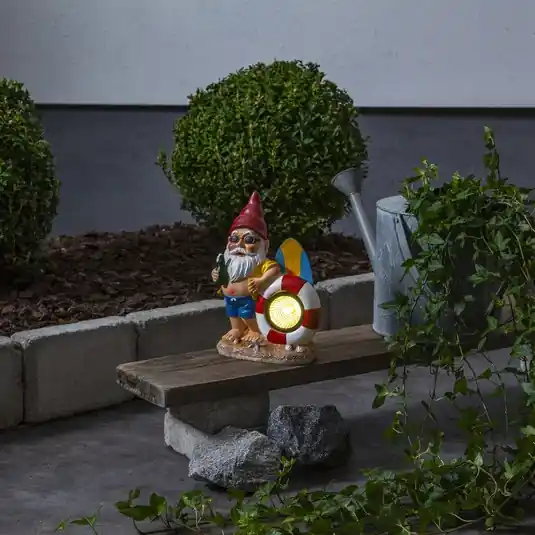 LED solární světlo Gnomy se záchranným kruhem Nakupujte Hned