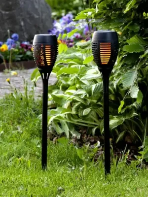 LED solární světlo Flame sada po 2ks Jen Po Omezenou Doba