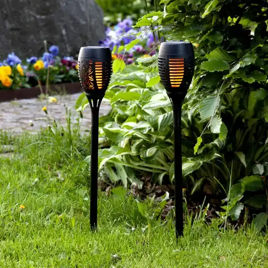 LED solární světlo Flame sada po 2ks Jen Po Omezenou Doba