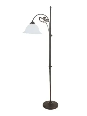 Decentní stojací lampa Ilka, antické zbarvení Originální