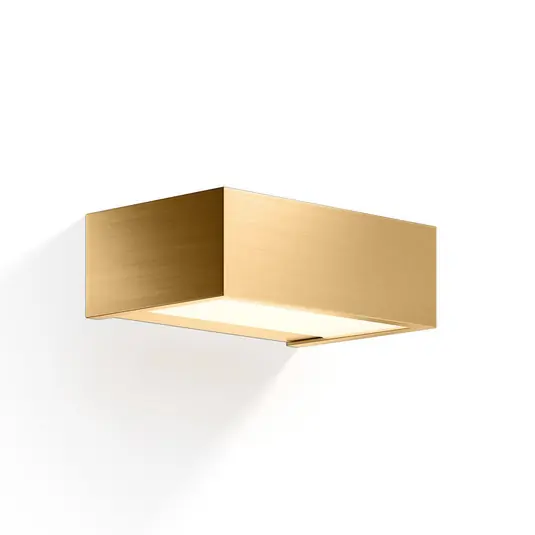 Decor Walther Box LED nástěnné světlo zlatá 15 cm Hit Sezóny