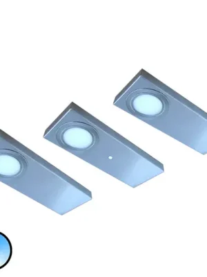 sada 3 LED svítidel pod skříňku Tain s přepínačem barev Nejprodávanější