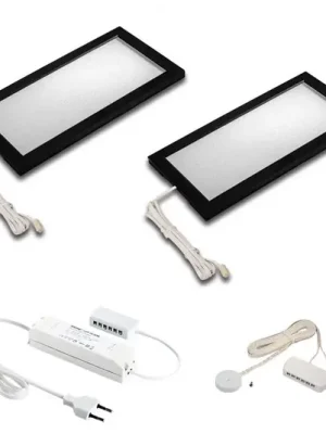 Bezpečná Platba LED podhledové světlo Sky Dimmer 2er 4 000K černá
