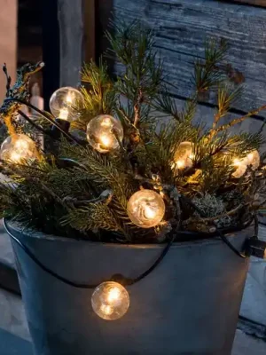 LED světelný řetěz žhavicího vlákno jantar 10x Cenová Bomba