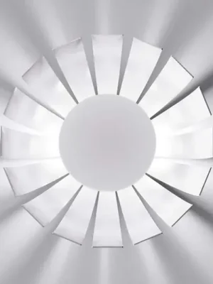 Bílé LED designové stropní světlo Loto, 27 cm Značkový