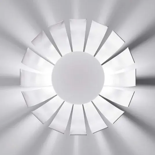 Bílé LED designové stropní světlo Loto, 27 cm Značkový