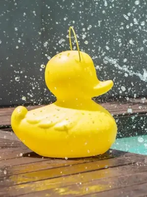 Sleva LED designové svítidlo DUCK-DUCK S pro venkovní použití, žluté