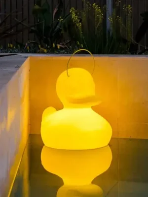 Pouze Dnes Designové LED svítidlo DUCK-DUCK XL pro venkovní použití, žluté