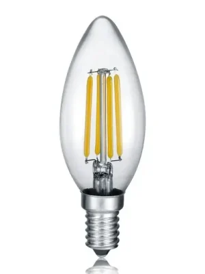 Víkendová Akce LED svíčka E14 4W filament 2700K stmívací vypínač