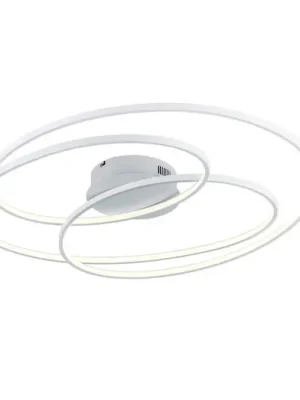 Cenově Výhodný LED stropní světlo Gale, 80 cm, bílá matka
