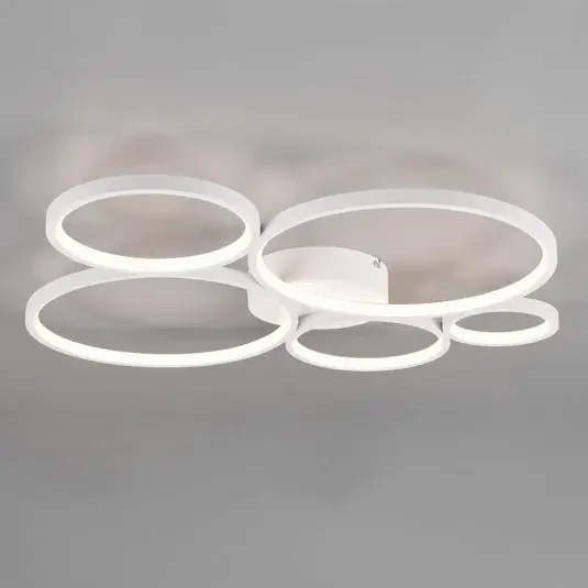 LED stropní světlo Rondo, bílá matná Oblíbený