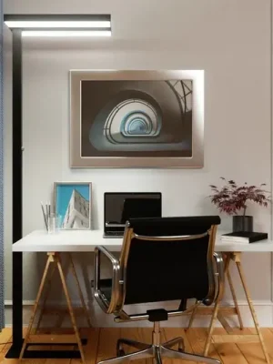 Arcchio LED stojací lampa Logan Basic, černá, 7500 lm, stmívatelné Hit Sezóny